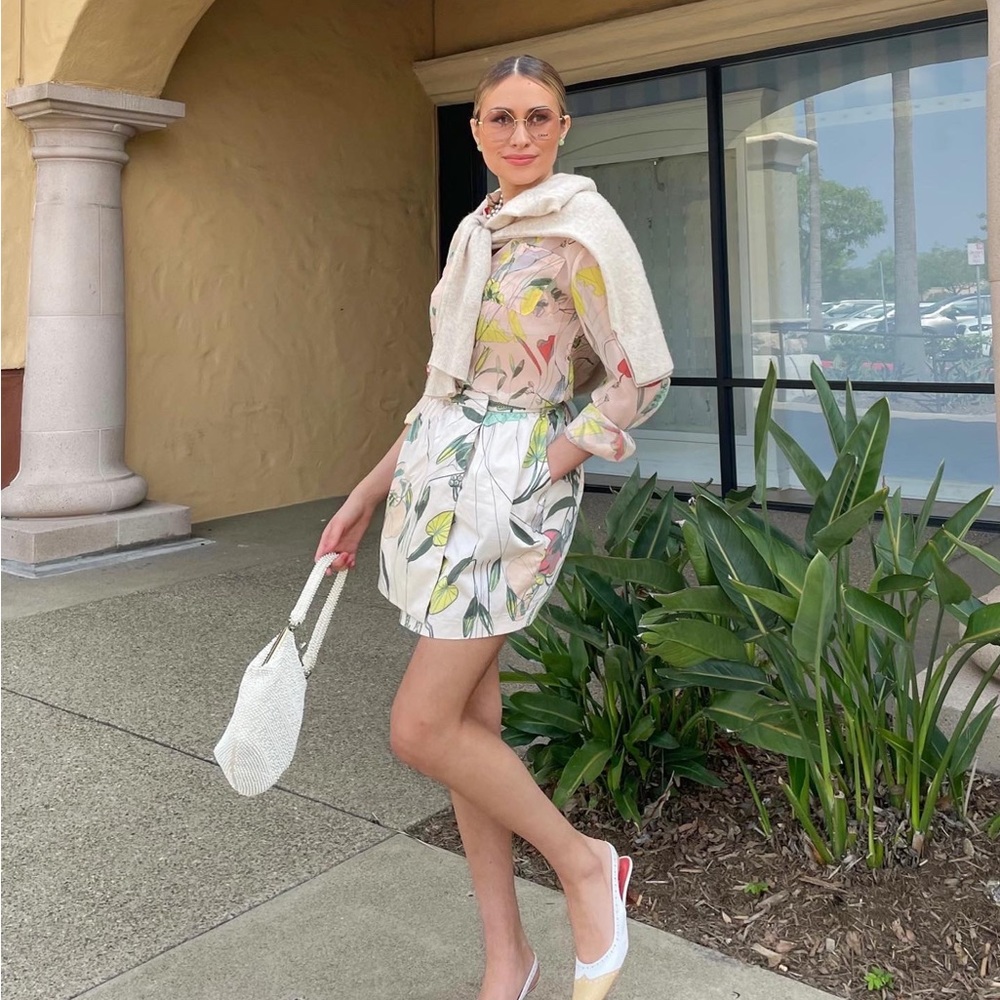 H&M conscious collection floral set